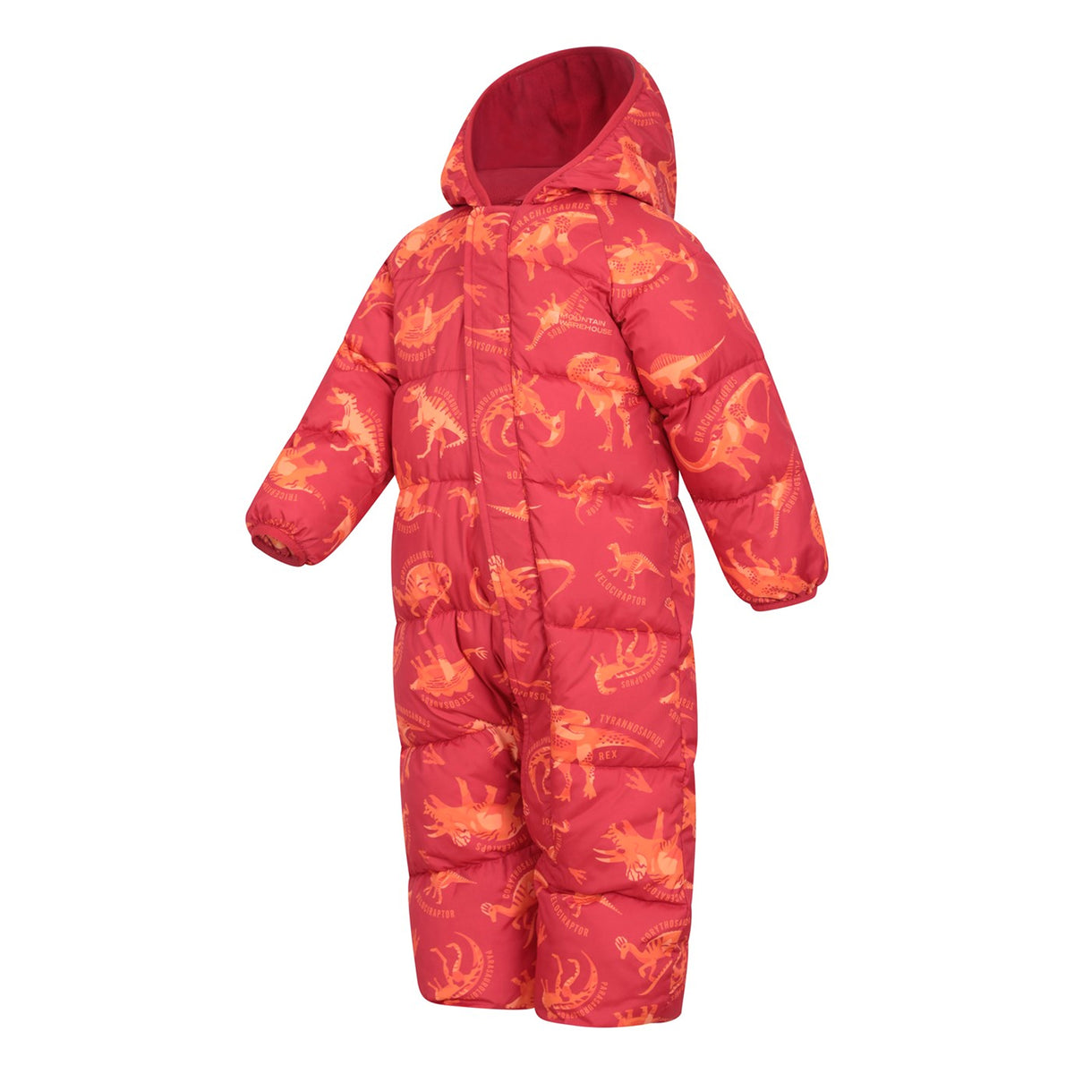 Red - Lifestyle - Mountain Warehouse Toddler Frosty Clouds Padded Snowsuit