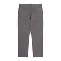 Charcoal Grey - Back - Animal Mens Oscar Organic 5 Pockets Trousers