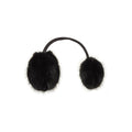 Black - Back - Mountain Warehouse Faux Fur Earmuffs