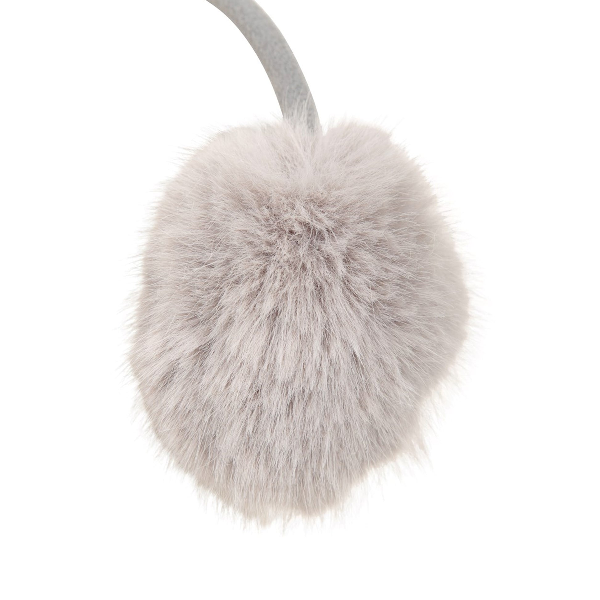 Grey - Pack Shot - Mountain Warehouse Faux Fur Earmuffs