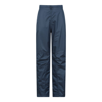 Navy - Front - Mountain Warehouse Womens-Ladies Spray Waterproof Trousers