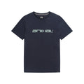 Navy - Side - Animal Mens Kickback Organic Pyjama Set