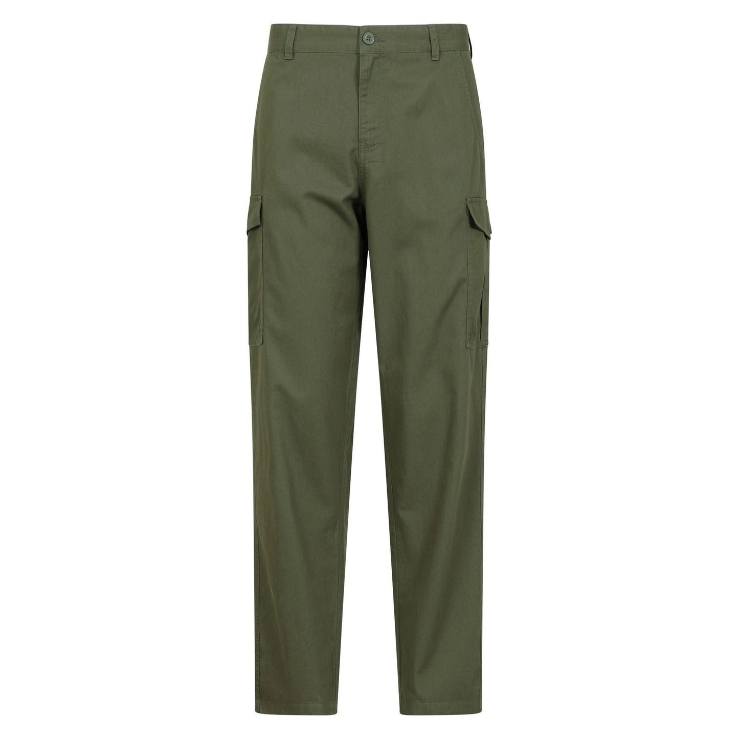 Light Khaki - Front - Mountain Warehouse Mens Lakeside Cargo Trousers