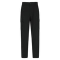Black - Front - Mountain Warehouse Mens Lakeside Cargo Trousers