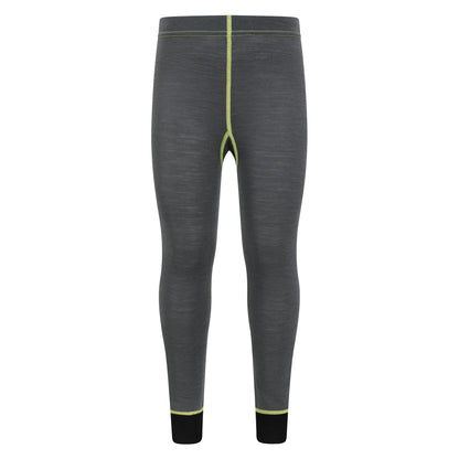 Alloy - Close up - Mountain Warehouse Childrens-Kids Merino II Base Layer Set