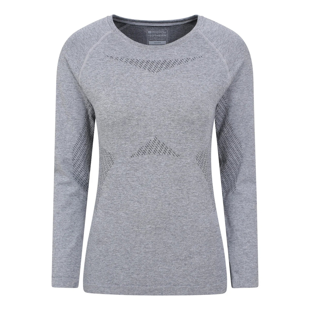 Light Grey - Front - Mountain Warehouse Womens-Ladies Off Piste II Base Layer Top