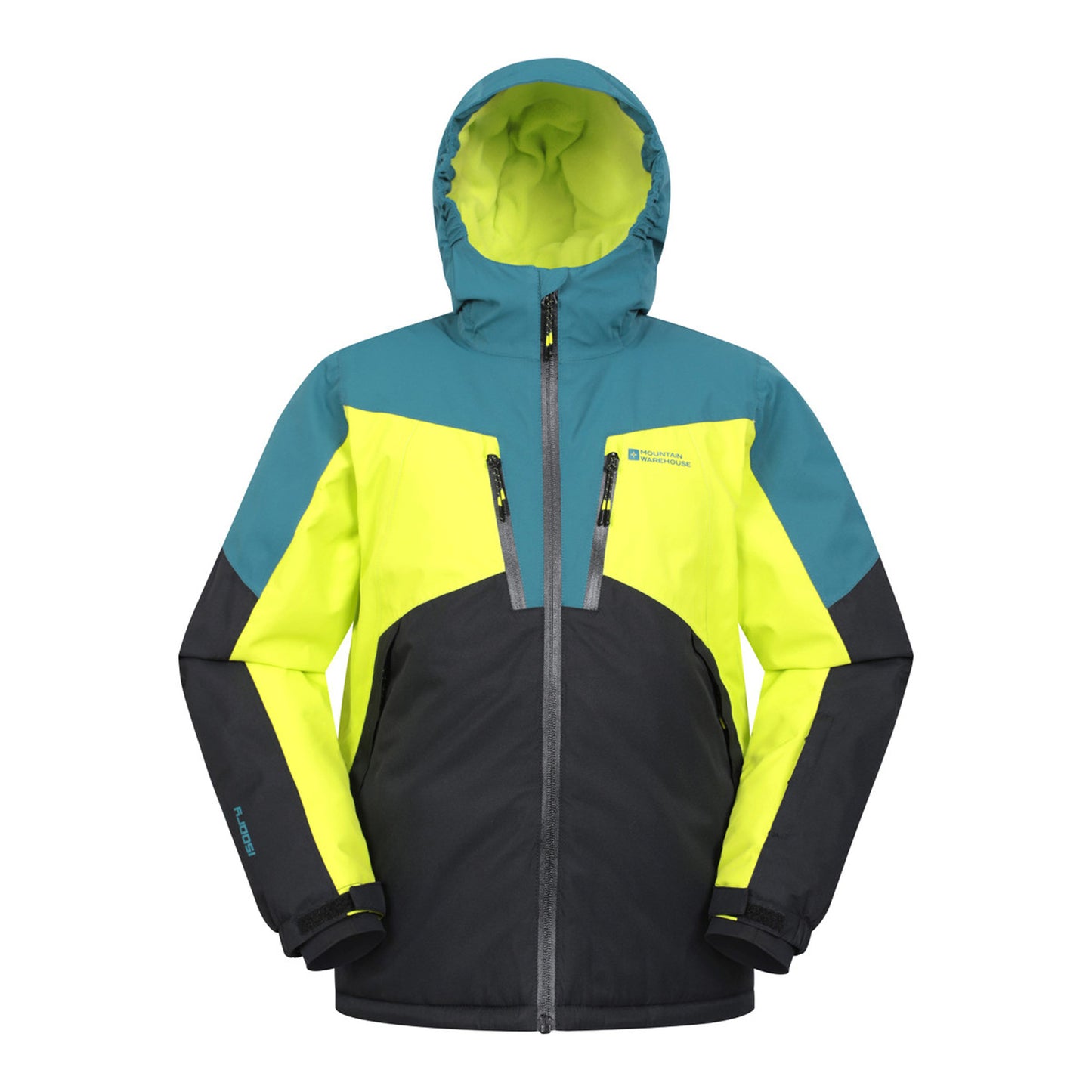 Green - Front - Mountain Warehouse Childrens-Kids Galactic II Extreme Ski Jacket