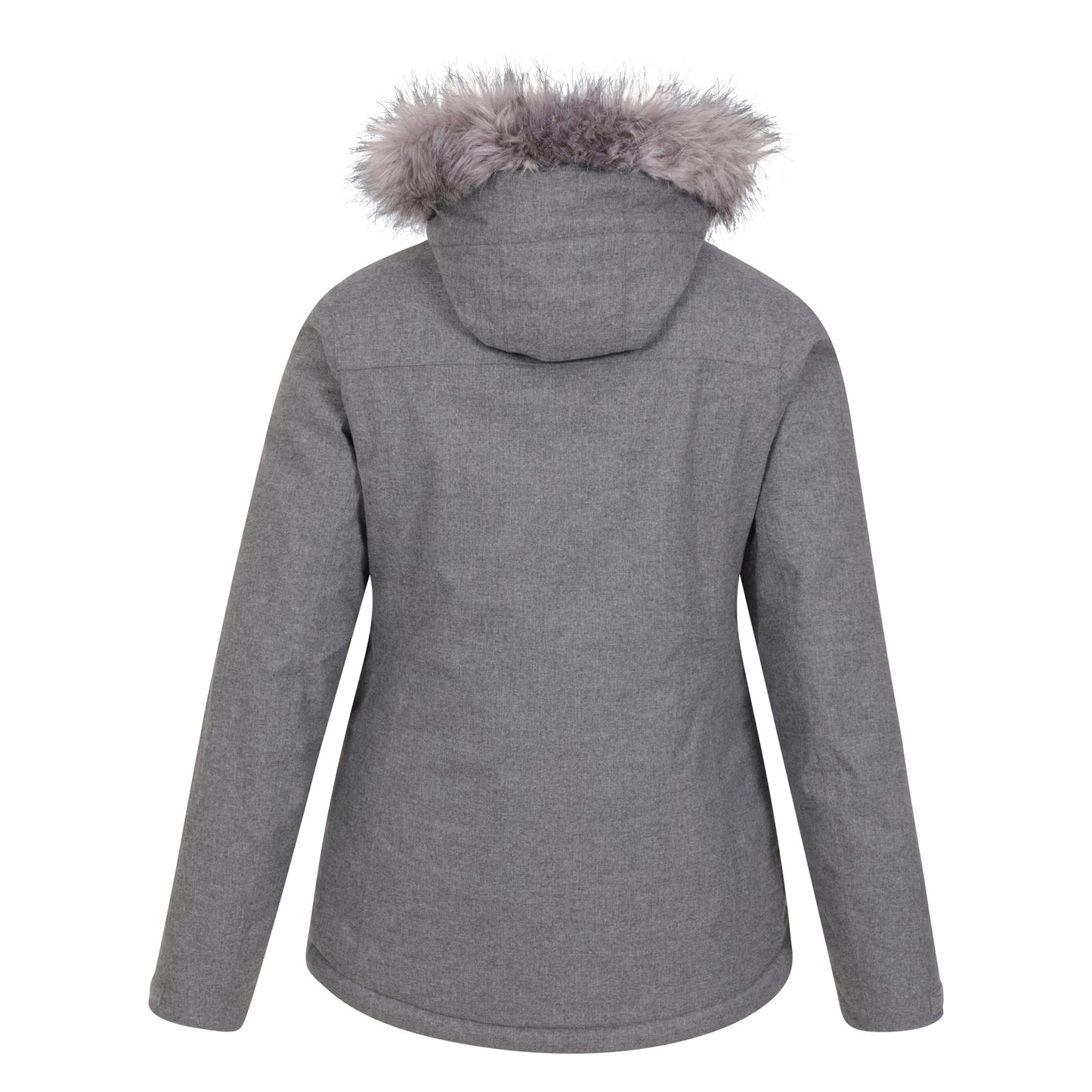 Grey - Back - Mountain Warehouse Womens-Ladies Snow II Waterproof Ski Jacket