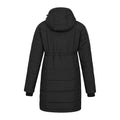 Black - Back - Mountain Warehouse Womens-Ladies Amethyst Long Maternity Padded Jacket