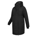 Black - Side - Mountain Warehouse Womens-Ladies Amethyst Long Maternity Padded Jacket