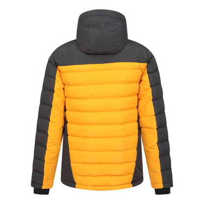 Mustard - Back - Mountain Warehouse Mens Vulcan III Ski Jacket