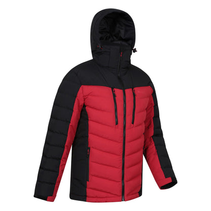 Red - Back - Mountain Warehouse Mens Vulcan III Ski Jacket