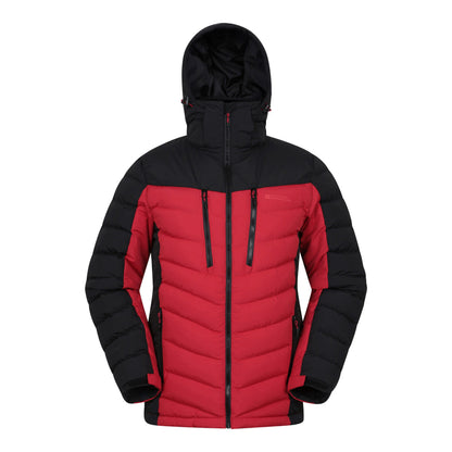 Red - Front - Mountain Warehouse Mens Vulcan III Ski Jacket