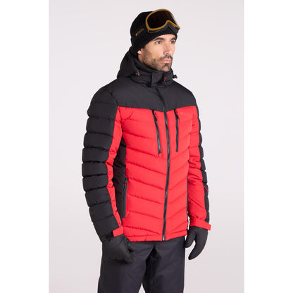 Red - Front - Mountain Warehouse Mens Vulcan III Ski Jacket