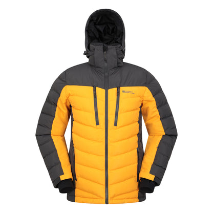Mustard - Front - Mountain Warehouse Mens Vulcan III Ski Jacket