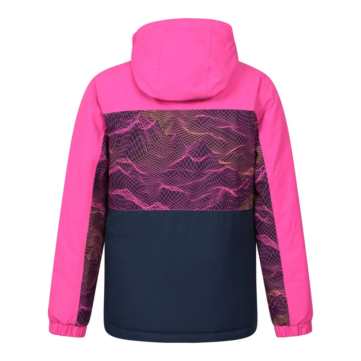 Dark Pink - Back - Mountain Warehouse Childrens-Kids Storm II Extreme Galaxy Ombre Ski Jacket