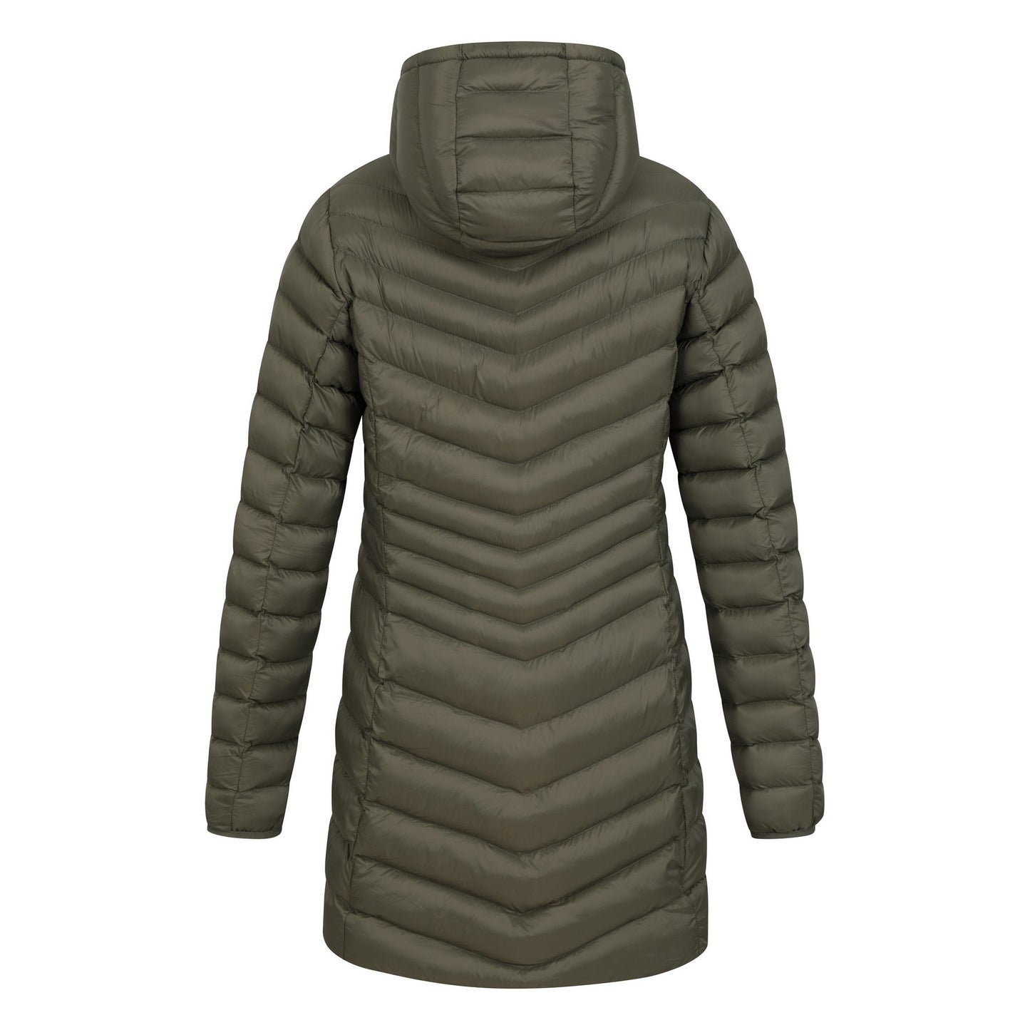Khaki Green - Back - Mountain Warehouse Womens-Ladies Florence Faux Fur Lined Padded Jacket