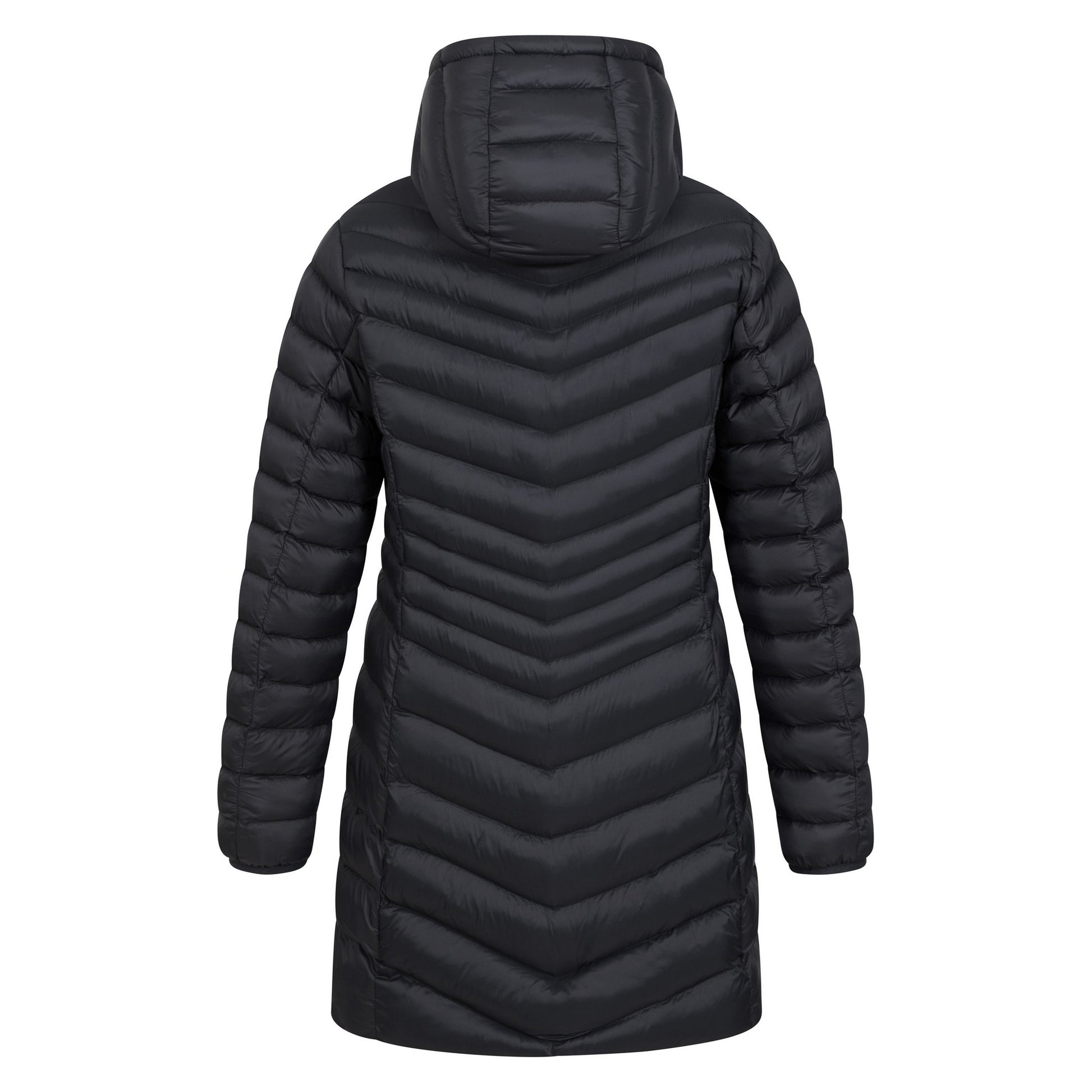 Black - Back - Mountain Warehouse Womens-Ladies Florence Faux Fur Lined Padded Jacket
