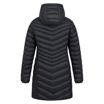 Black - Back - Mountain Warehouse Womens-Ladies Florence Faux Fur Lined Padded Jacket