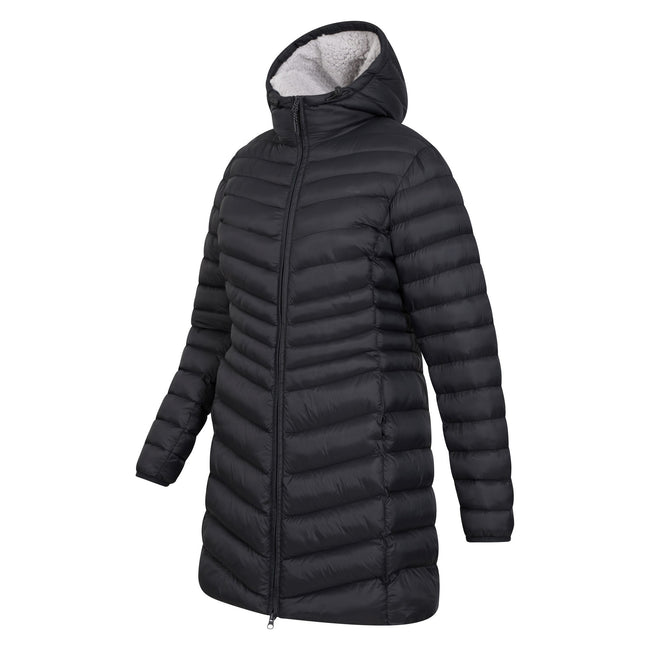Black - Lifestyle - Mountain Warehouse Womens-Ladies Florence Faux Fur Lined Padded Jacket