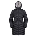 Black - Front - Mountain Warehouse Womens-Ladies Florence Faux Fur Lined Padded Jacket