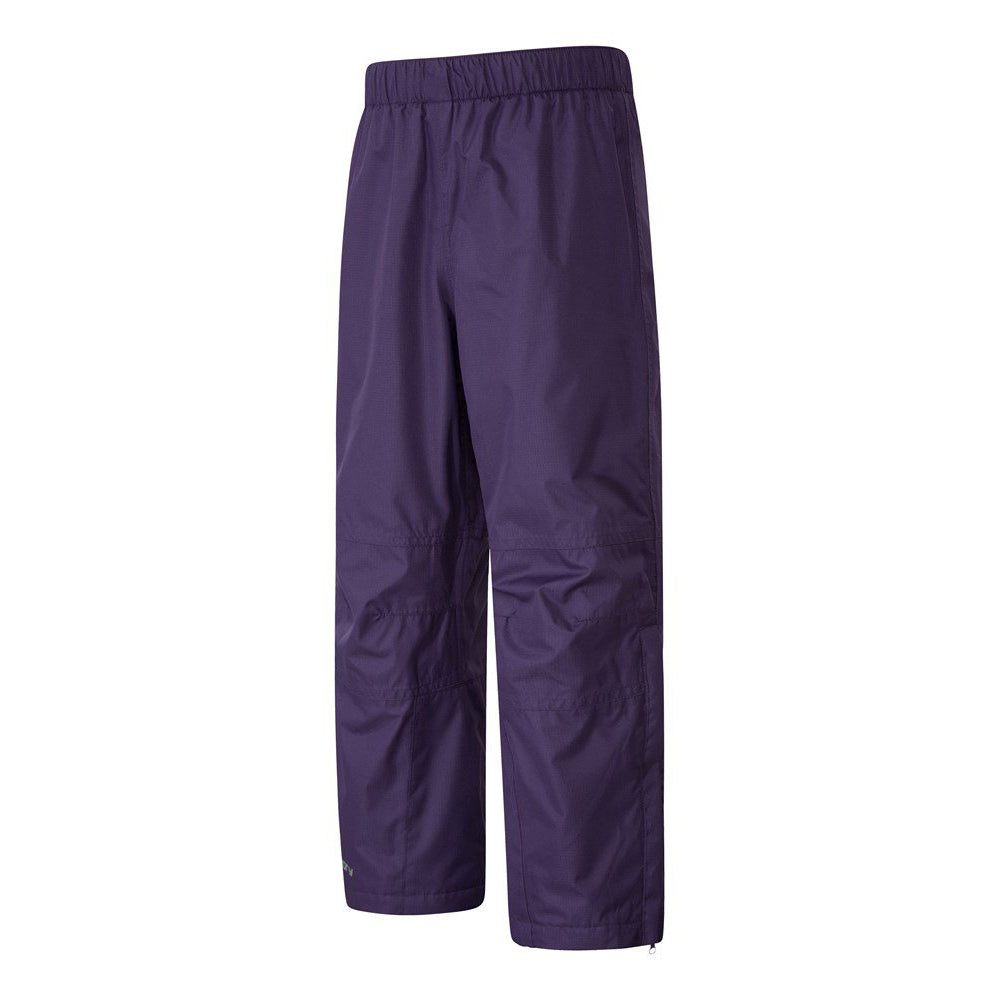 Purple - Back - Mountain Warehouse Childrens-Kids Spray Waterproof Trousers