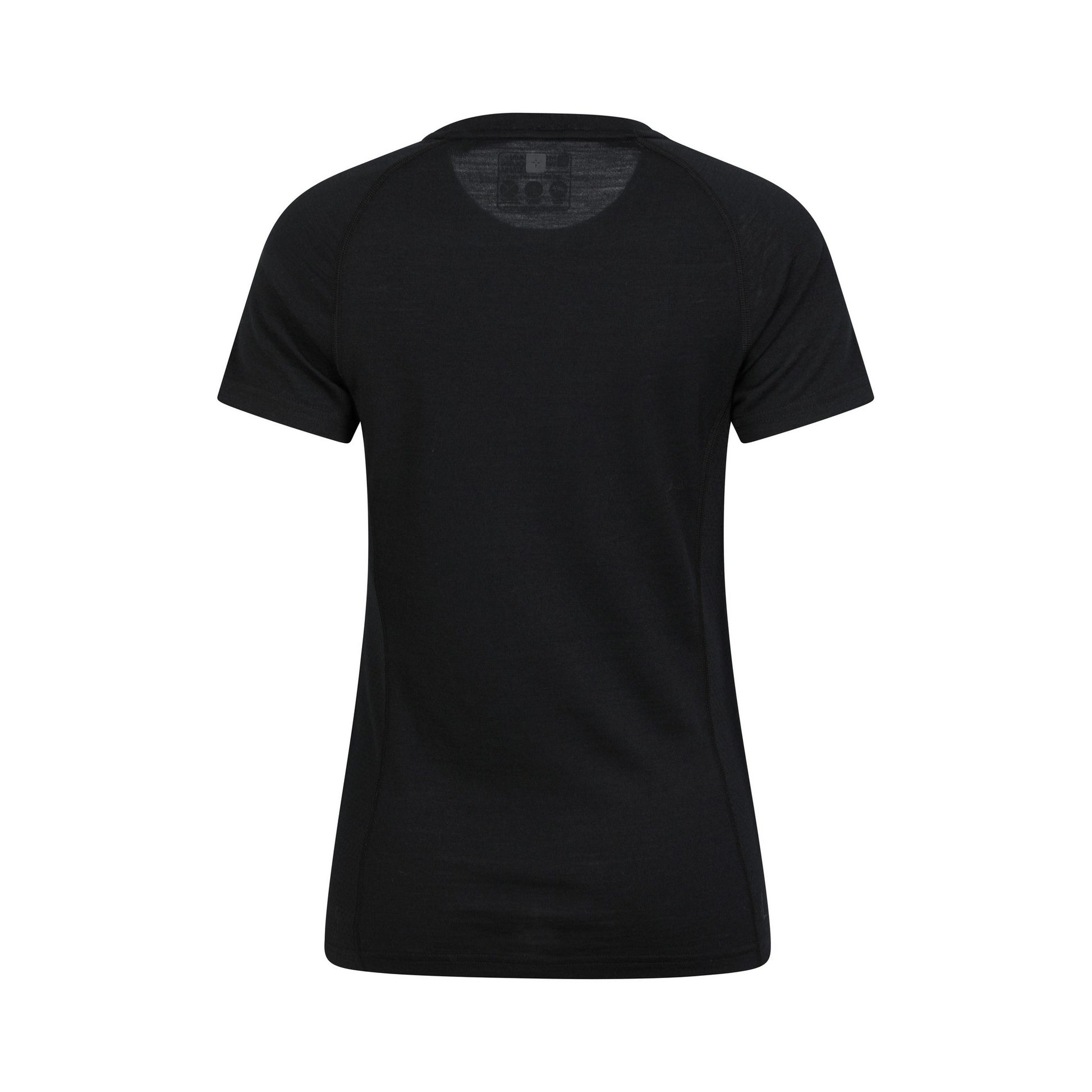Black - Back - Mountain Warehouse Womens-Ladies Summit Merino Wool Thermal Top