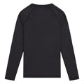 Jet Black - Back - Animal Womens-Ladies Piste Base Layer Top