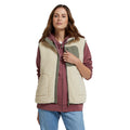 Off White - Front - Animal Womens-Ladies Hennie Recycled Gilet