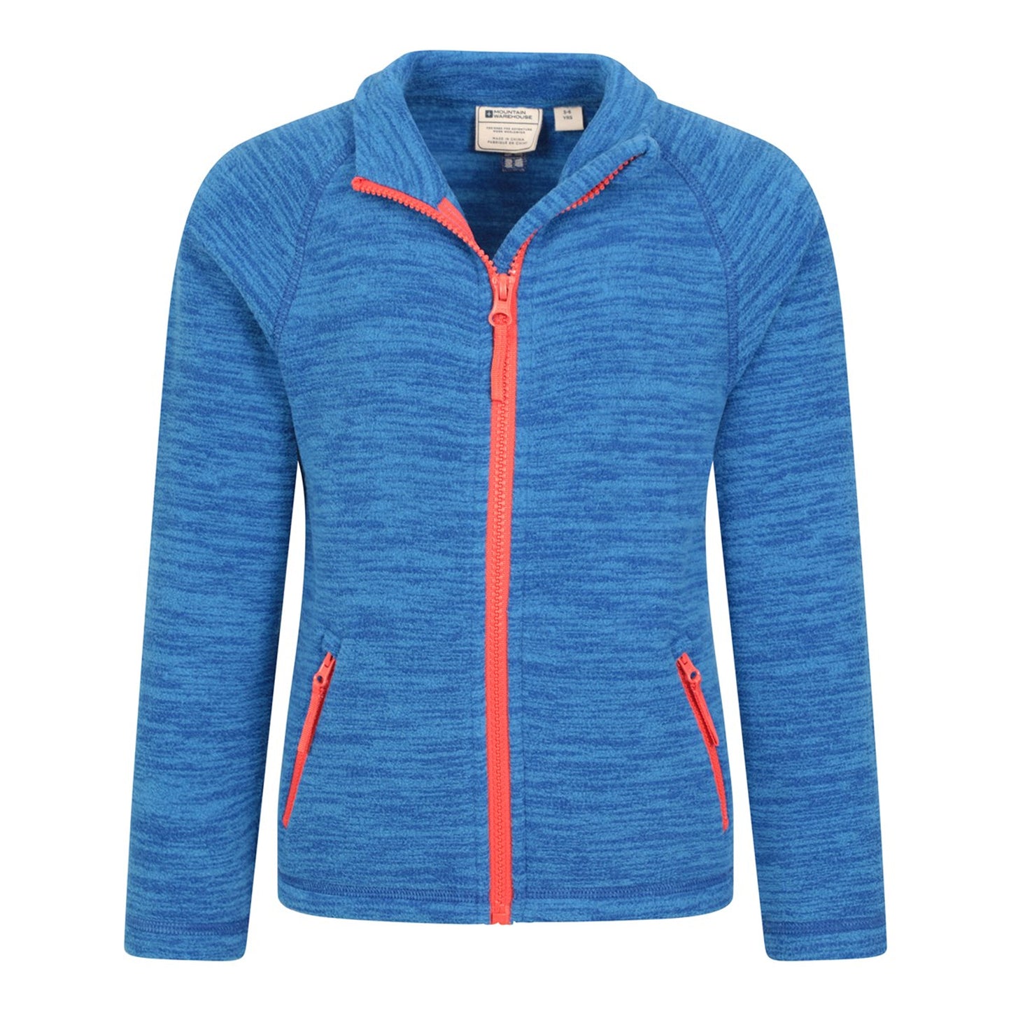 Blue - Lifestyle - Mountain Warehouse Childrens-Kids Snowdonia Fleece Jacket