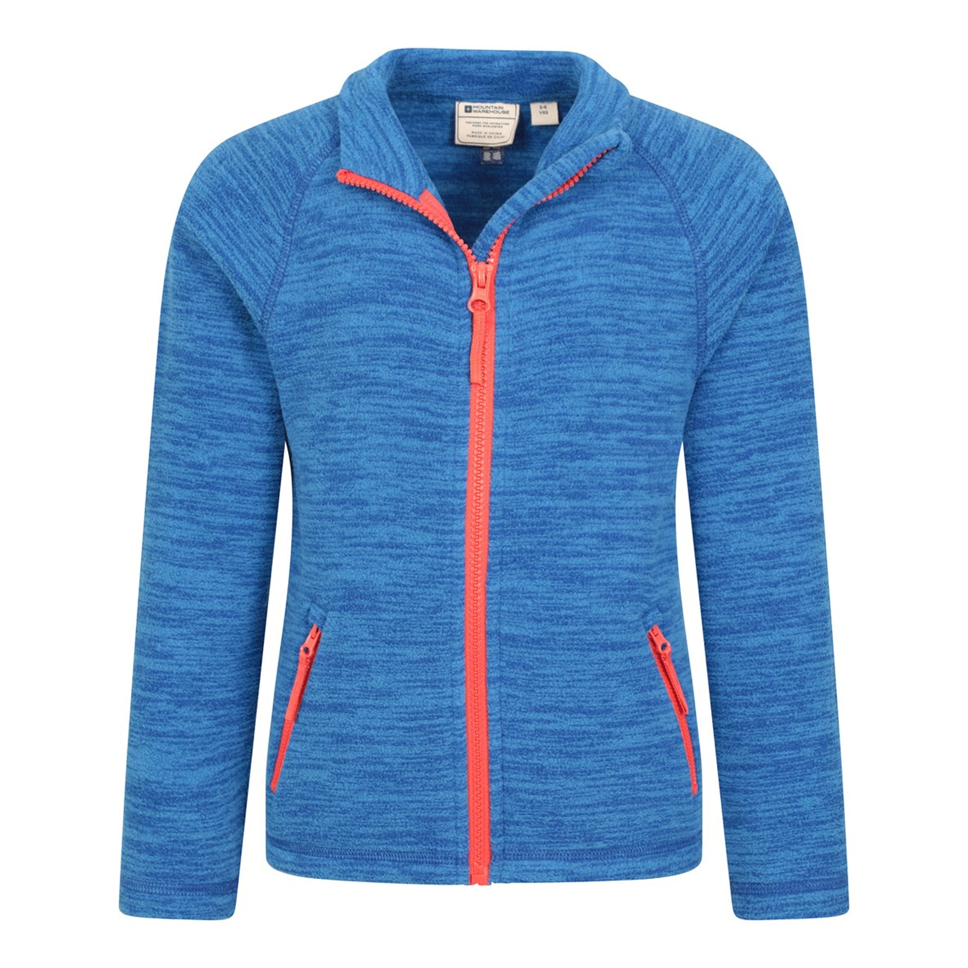 Blue - Lifestyle - Mountain Warehouse Childrens-Kids Snowdonia Fleece Jacket