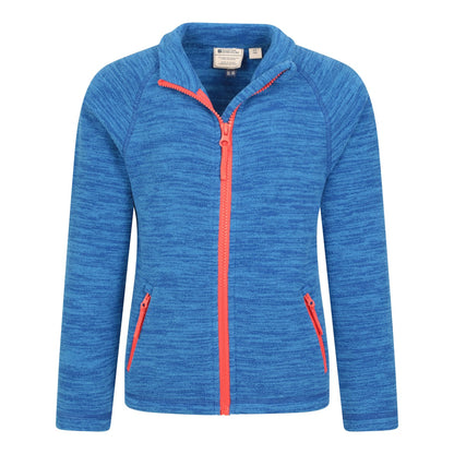 Blue - Lifestyle - Mountain Warehouse Childrens-Kids Snowdonia Fleece Jacket