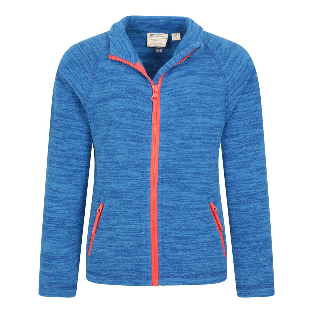 Blue - Lifestyle - Mountain Warehouse Childrens-Kids Snowdonia Fleece Jacket