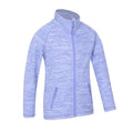 Purple - Side - Mountain Warehouse Childrens-Kids Snowdonia Fleece Jacket