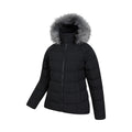 Black - Side - Mountain Warehouse Womens-Ladies Isla Extreme Short Down Jacket