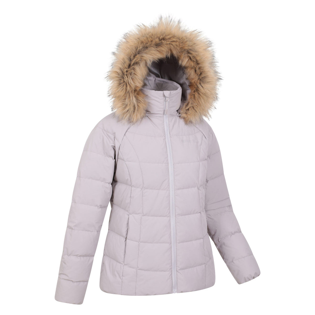 Light Beige - Back - Mountain Warehouse Womens-Ladies Isla Extreme Short Down Jacket