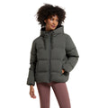 Khaki Green - Front - Active People Womens-Ladies Cosi Cloud Padded Jacket
