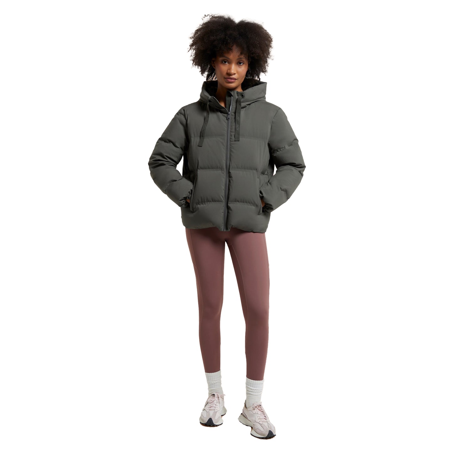 Khaki Green - Lifestyle - Active People Womens-Ladies Cosi Cloud Padded Jacket