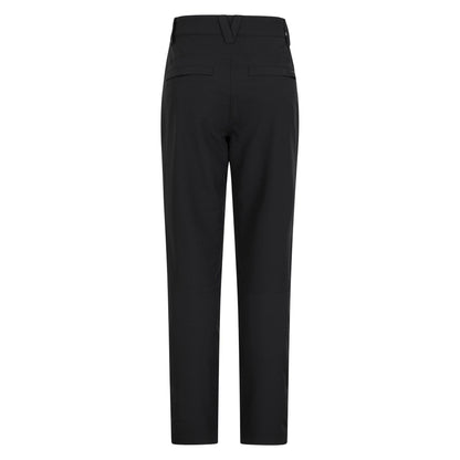 Black - Back - Mountain Warehouse Womens-Ladies Arctic II Stretch Fleece Lined Long Trousers