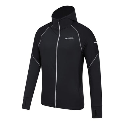 Black - Lifestyle - Mountain Warehouse Mens Control II Running Hoodie