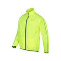 Yellow - Side - Mountain Warehouse Mens Force Reflective Water Resistant Jacket