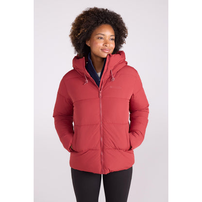 Red - Front - Mountain Warehouse Womens-Ladies Toasty Short Padded Jacket