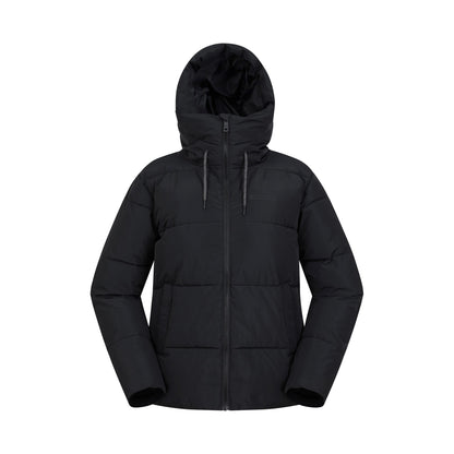 Black - Front - Mountain Warehouse Womens-Ladies Toasty Short Padded Jacket