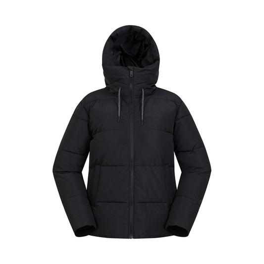 Black - Front - Mountain Warehouse Womens-Ladies Toasty Short Padded Jacket