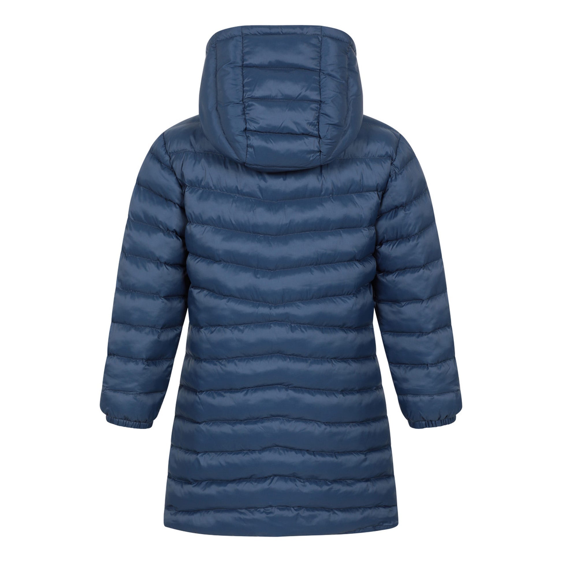 Navy - Back - Mountain Warehouse Childrens-Kids Florence Longline Padded Jacket