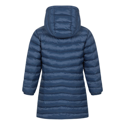 Navy - Back - Mountain Warehouse Childrens-Kids Florence Longline Padded Jacket