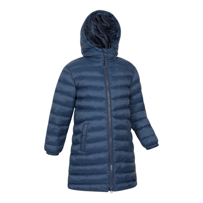 Navy - Lifestyle - Mountain Warehouse Childrens-Kids Florence Longline Padded Jacket
