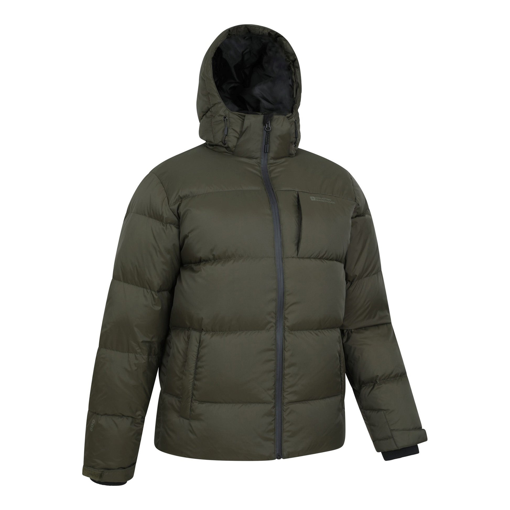 Khaki Green - Side - Mountain Warehouse Mens Frost II Extreme Down Jacket