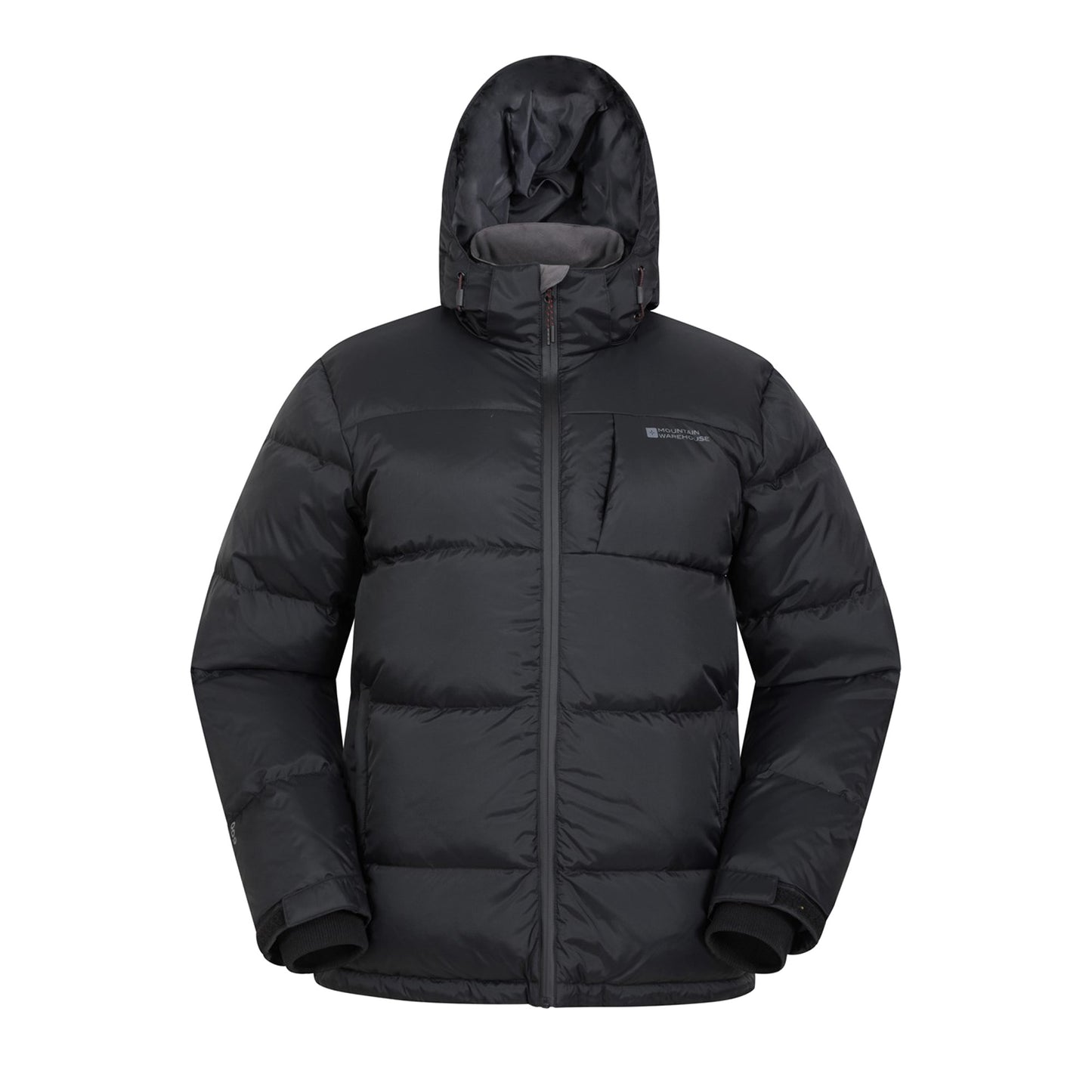Jet Black - Front - Mountain Warehouse Mens Frost II Extreme Down Jacket