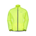 Yellow - Front - Mountain Warehouse Mens Force Reflective Water Resistant Jacket